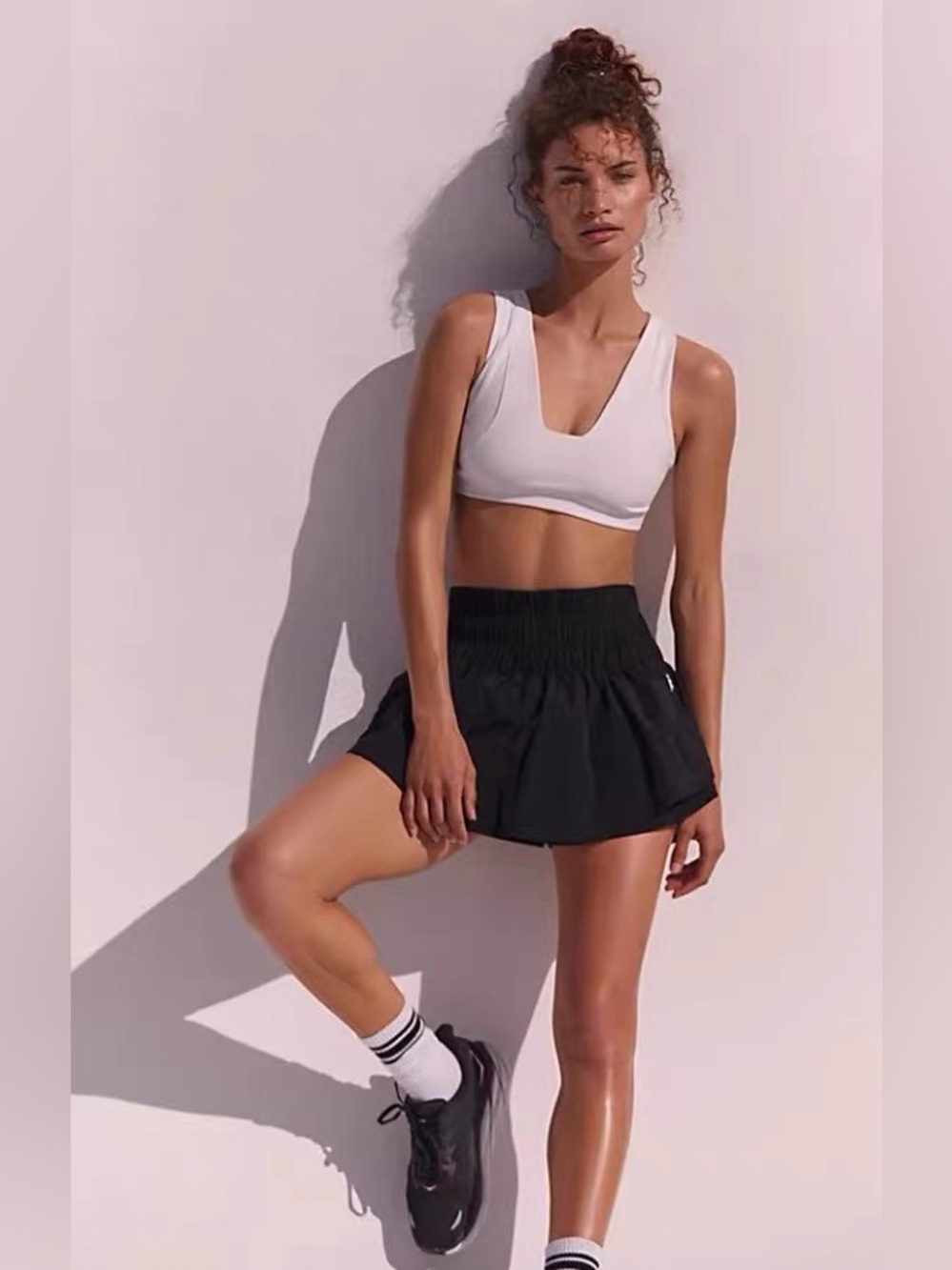 🖤🌸 Authentic Free People FP Movement The Way Home Skort - Black - Large 🌟